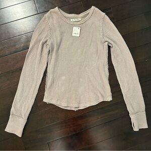 NEW WITH TAGS Free People Long Sleeve Top